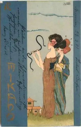 Künstler Ak Raphael Kirchner - Mikado -726628