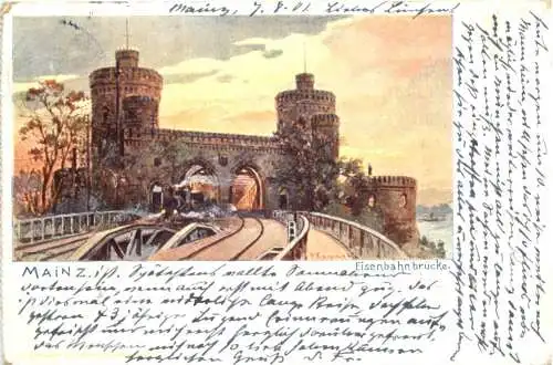 Mainz - Eisenbahnbrücke -726706