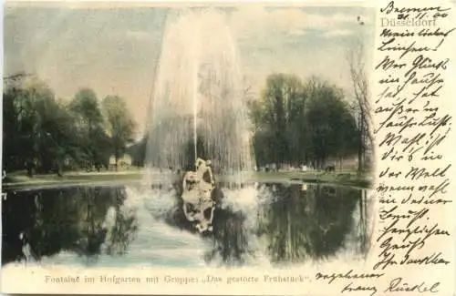 Düsseldorf - Fontaine im Hofgarten -726786