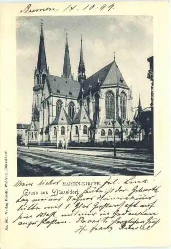 Gruss aus Düsseldorf - Marien-Kirche -726950