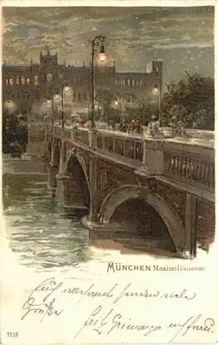 München - Maximilianeum - Litho -726828
