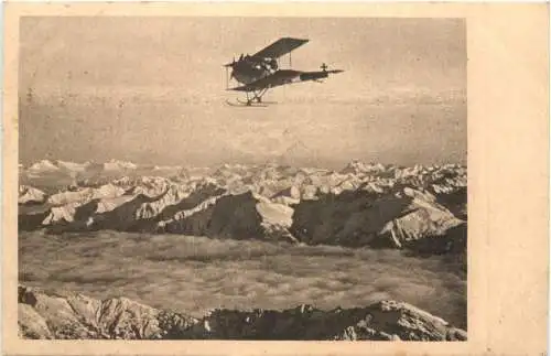 Zugspitzgebiet mit Flugzeug -726966