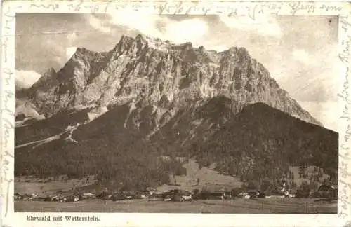 Ehrwald mit Wetterstein -727046
