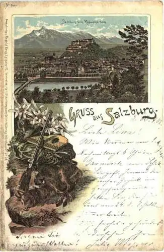 Gruss aus Salzburg - Litho -727012