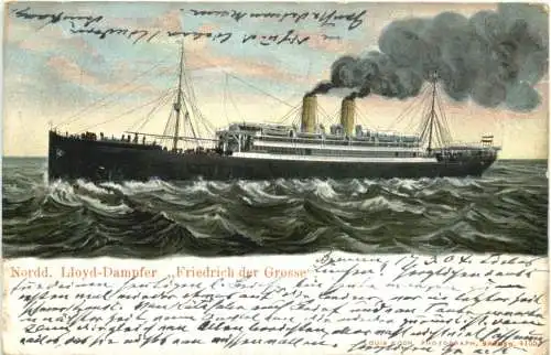 Nordd. Lloyd Dampfer Friedrich der Grosse -727196