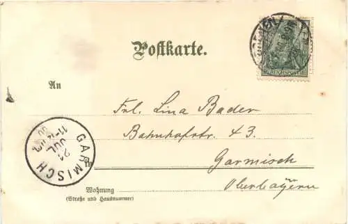 Das Postwesen - Botenpost des Mittelalters - Briefmarken - Litho -727084