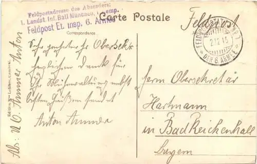 Cambrai - Place du Bois - Feldpost -727286