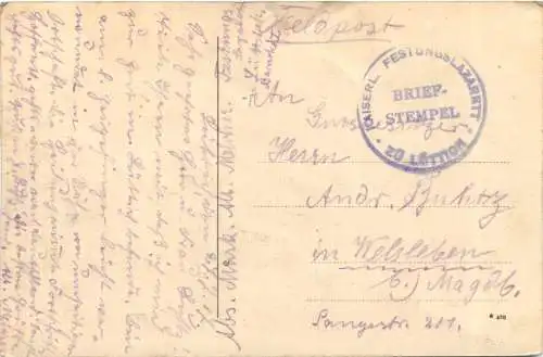 Partie in Bixschoote - Feldpost -727600