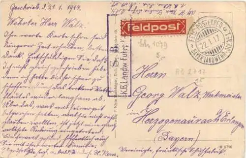 Massengräber auf dem Freidhof in Duss - Feldpost -727522