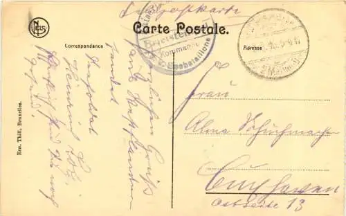 Lombartzyde Village - Estaminet de la Belle Bue - Feldpost -727538