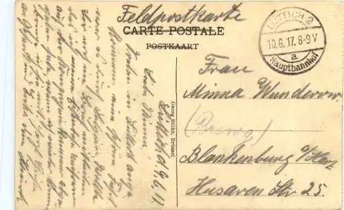 Liege Lüttich - Rue de la Regence - Feldpost -727614