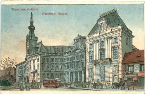 Warschau - Warszawa - Rathaus - Feldpost -727676