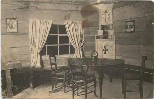 Soldatenheim in Frankreich 1915 - Feldpost -727636