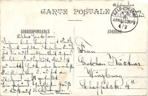 Warneton - L Eglise - Feldpost -727678