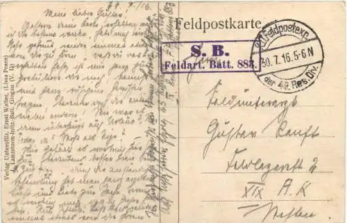 Dorf Nowojelnia 1916 - Feldpost -727694