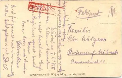 Warszawa - Feldpost -727760