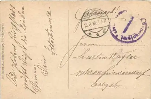 Warszawa - Palac w Lazienkach - Feldpost -727664