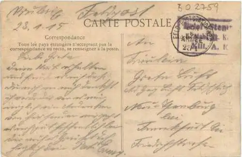 Roubaix - Le Tribunal - Feldpost -727724