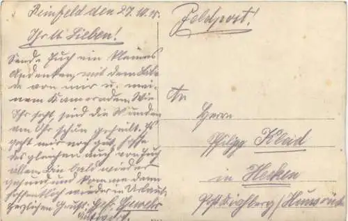 WW1 Soldaten - Feldpost -728228