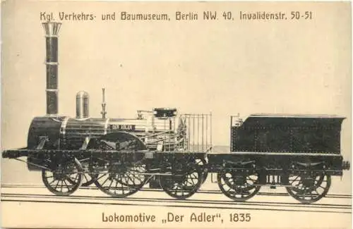Eisenbahn - Lokomotive Der Adler 1835 -728402