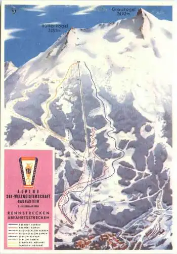 Badgastein - Ski Weltmeisterschaft 1958 -728388