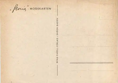 Gloria - Modekarte -728708