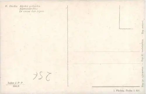 Künstler Ak K. Dielitz - Alpenmärchenau -728680
