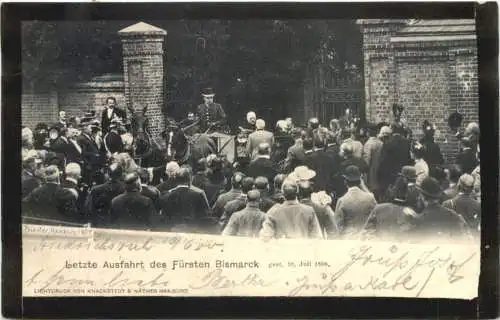 Friedrichsruh - Letzte Ausfahrt des Fürsten Bismarck -728542