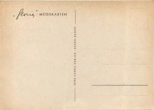 Gloria - Modekarte -728702