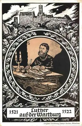 Luther auf der Wartburg -728790