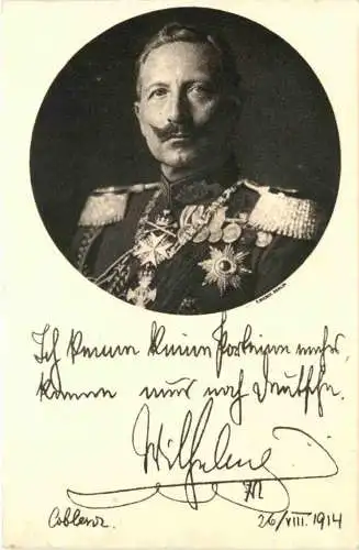 Kaiser Wilhelm II - Ganzsache -728850