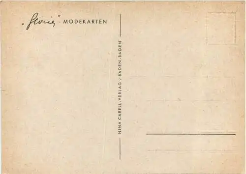 Gloria - Modekarte -728712