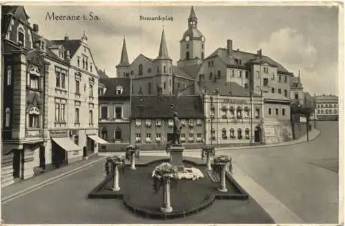 Meerane in Sachsen - Bismarckplatz -729002