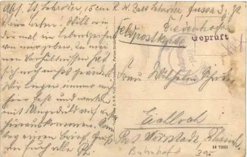 Diedenhofen - Bahnhof - Feldpost -729142