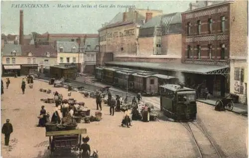 Valenciennes - Marche aux herbes et Gare des tramways -729058