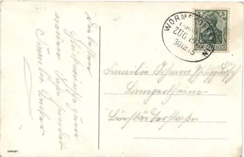 Neujahr - Kind mit Glocke - Bahnpost -729124