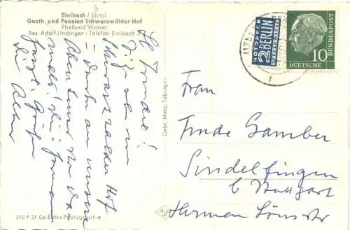 Bleibach Elztal - Gasthof Schwarzwälder Hof -729284