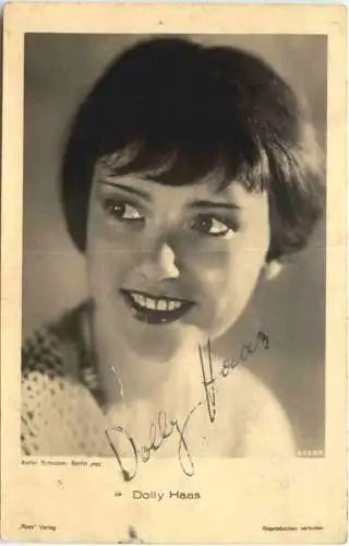 Dolly Haas mit Autogramm -729418