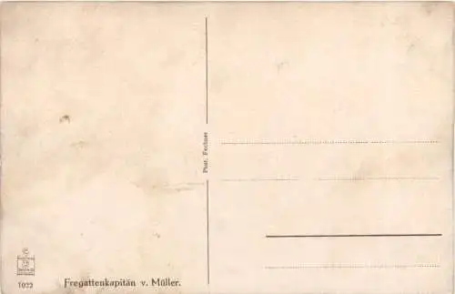 Fregattenkapitän v. Müller - Marine -729496