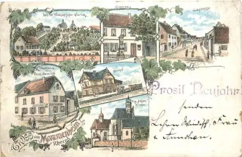 Gruss aus Mommenheim- Litho -729538