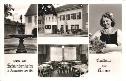 Gruss aus Schwabenheim bei Ingelheim - Gasthaus zur Krone -729630