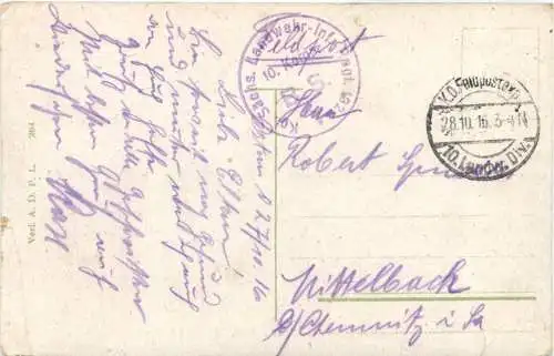 Russisch polnische Bauergehöfte - Feldpost -729650