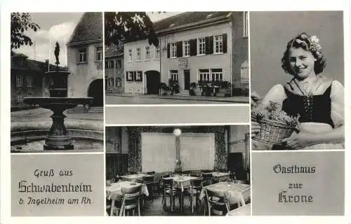 Gruss aus Schwabenheim bei Ingelheim - Gasthaus zur Krone -729640