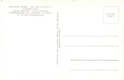 Gruss aus Schwabenheim bei Ingelheim - Gasthaus zur Krone -729640