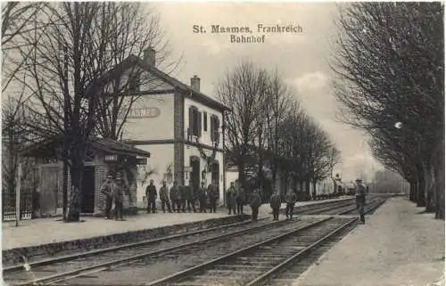 St. Masmes - Bahnhof - Feldpost -729596