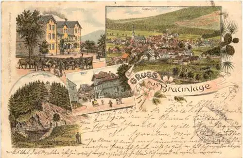 Gruss aus Braunlage - Litho 1895 -729960