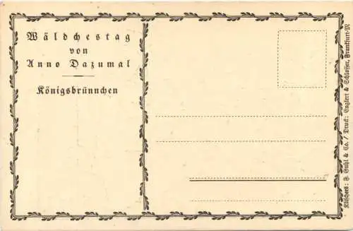 Frankfurt - Wäldchestag von Anno Dazumal - Königsbrunnen 1914 -729876