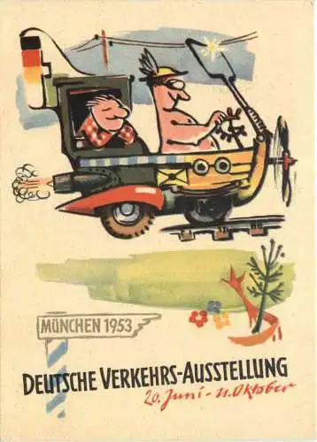 München - Deutsche Verkehrsausstellung 1953 -729896