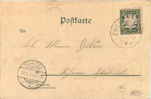 Gruss Ebernburg Nahe - Litho -729956