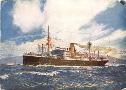 Norddeutscher Lloyd Bremen - Dampfer Werra -730038